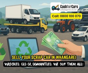 Cash for Cars Whangarei | Scrap, Wrecked & Dismantled Car Buyers